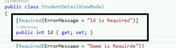 Specify Required Field Validation